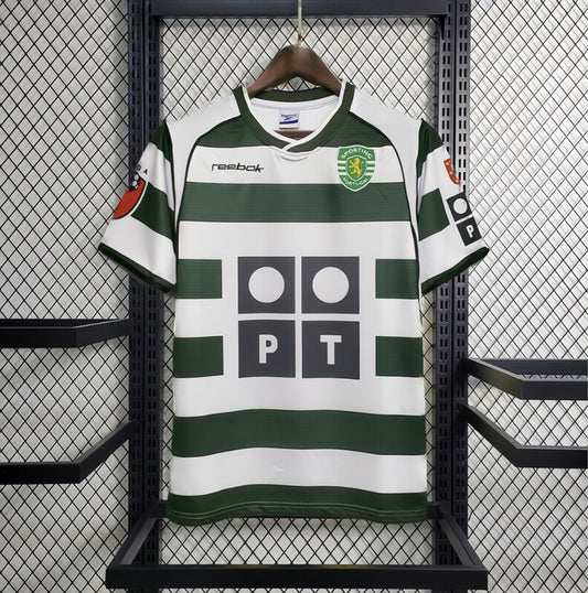 Sporting 2001/2002 Home Kit